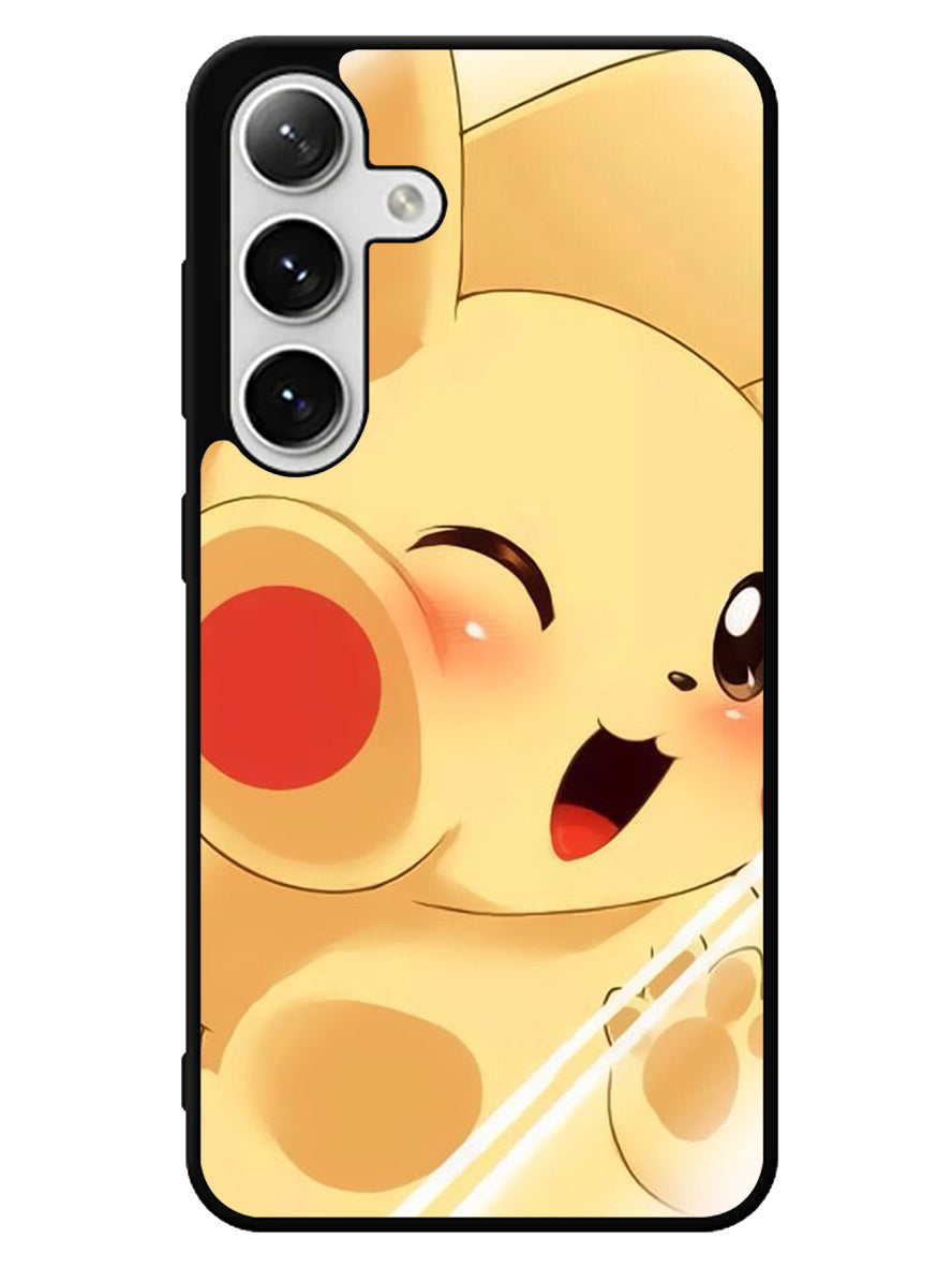 Pikachu Cute Pokemon Samsung Galaxy S25 5G Case