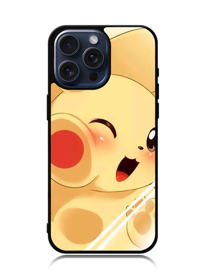 Pikachu Cute Pokemon iPhone 15 Pro Case OV1220