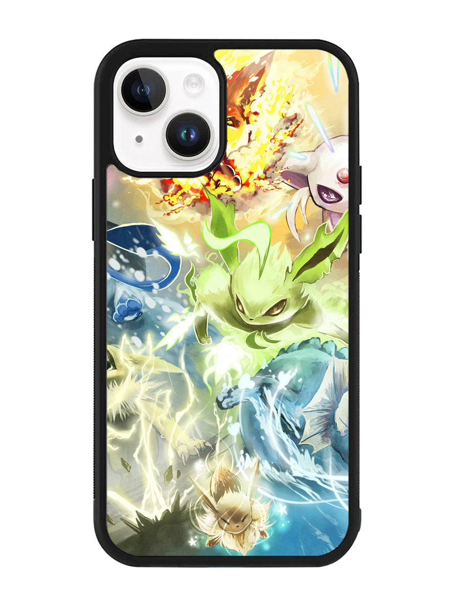 Pokemon Eevee Evolutions iPhone 15 Plus Case OV1221