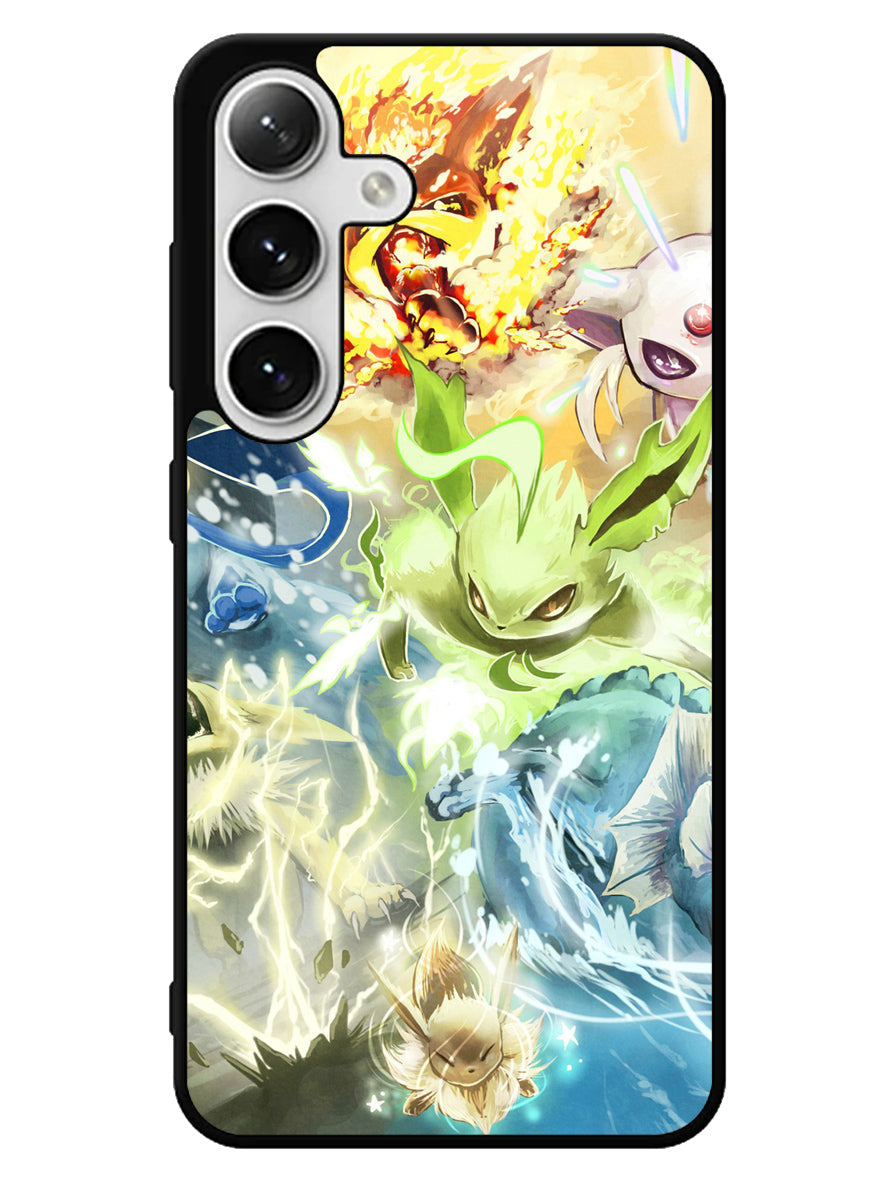 Pokemon Eevee Evolutions Samsung Galaxy S25 5G Case
