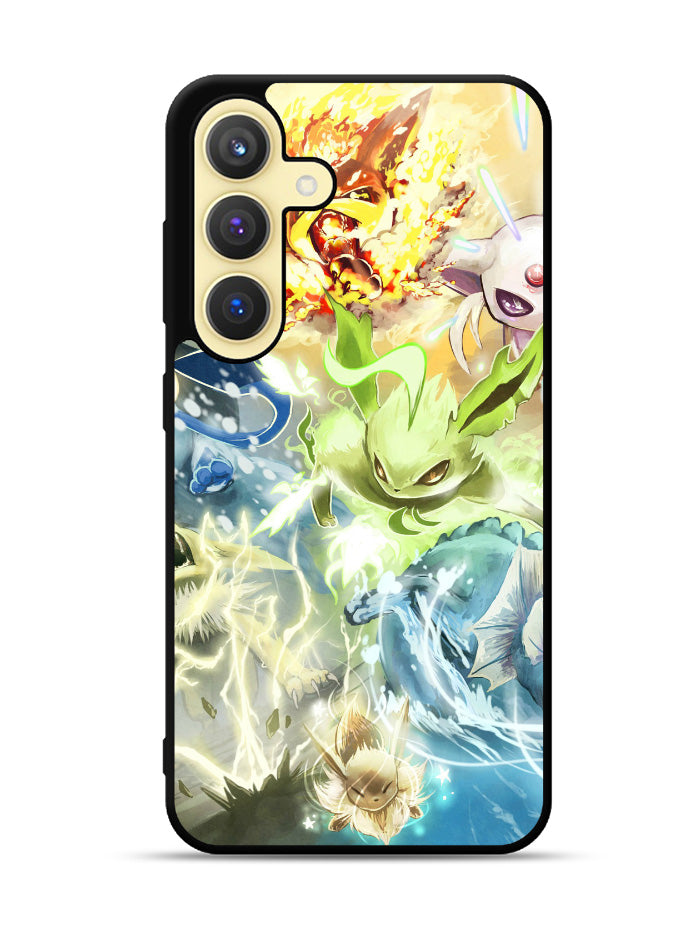 Pokemon Eevee Evolutions Samsung Galaxy S24 Plus 5G , Samsung Galaxy S24+ 5G Case