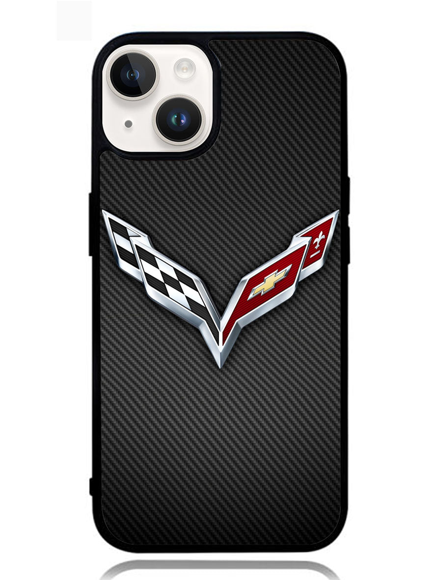 Corvette Logo 1st iPhone 14 Case