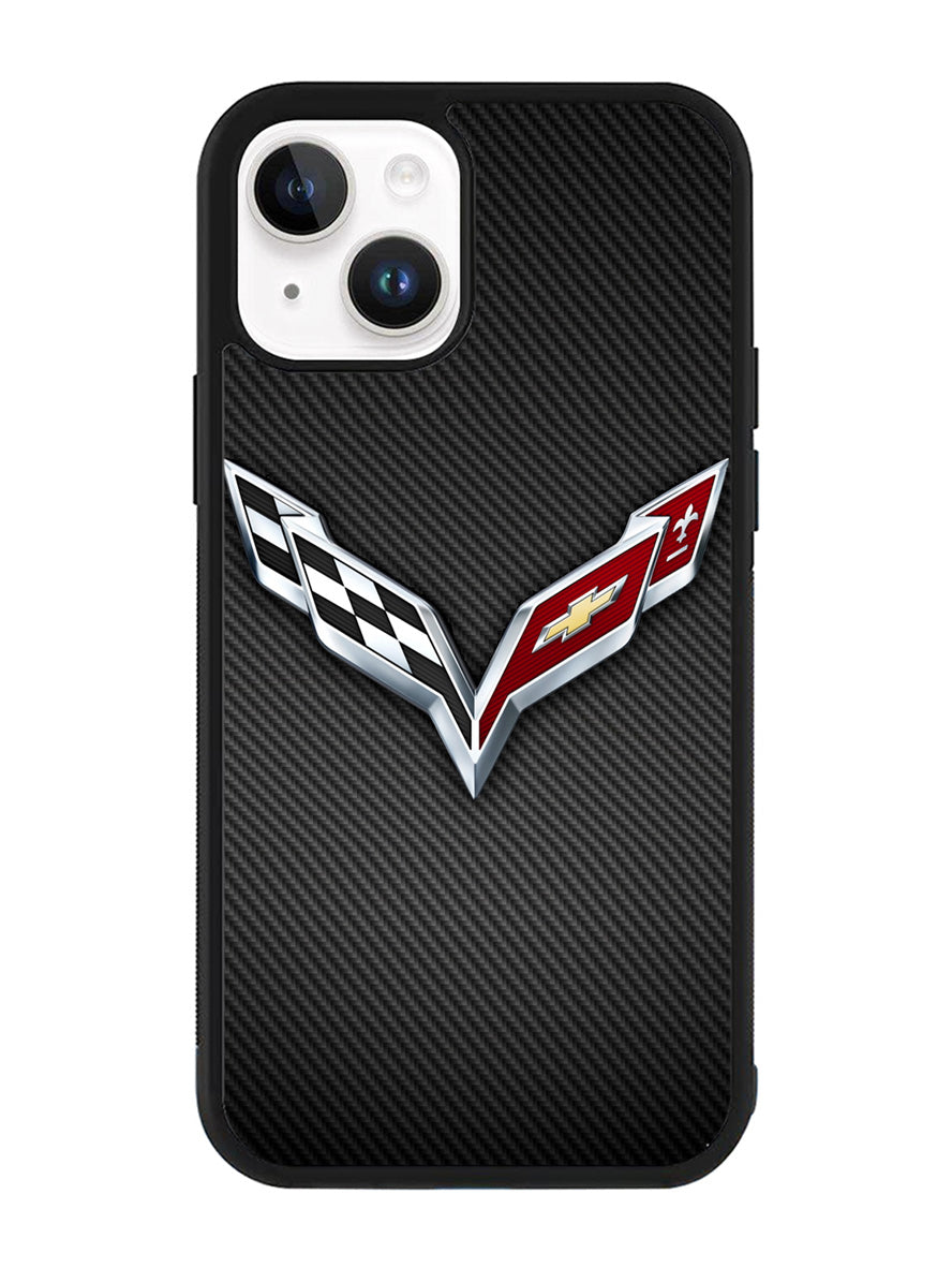 Corvette Logo 1st iPhone 15 Case