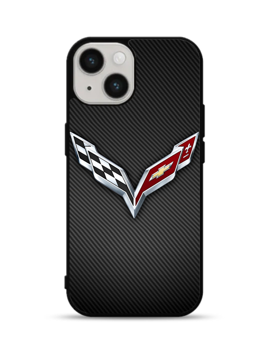 Corvette Logo 1st iPhone 15 Plus Case