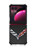 Corvette Logo 1st Motorola Moto Razr Plus 2023 , Moto Razr+ 2023 Case