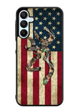 Browning Deer Real Tree Camo USA Flag Samsung Galaxy A15 5G Case