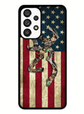 Browning Deer Real Tree Camo USA Flag Samsung Galaxy A53 5G Case