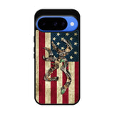 Browning Deer Real Tree Camo USA Flag Google Pixel 10 Case