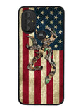 Browning Deer Real Tree Camo USA Flag Motorola Moto G Pure 2021 , Moto G Power 2022 Case