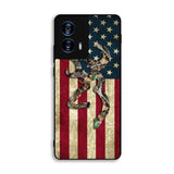 Browning Deer Real Tree Camo USA Flag Motorola Moto G Power 5G 2024 Case OV1380