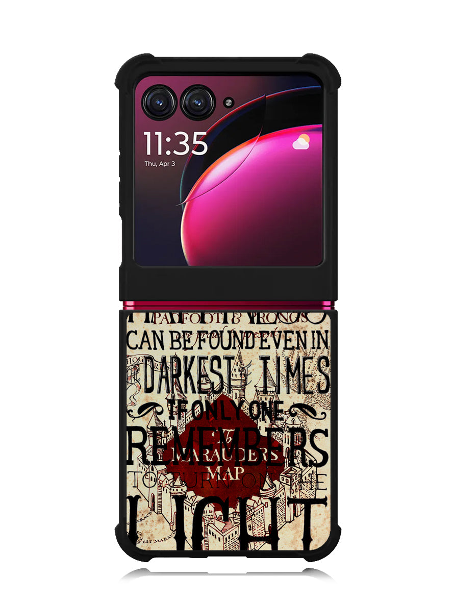 Harry Potter Marauders Map Happines Motorola Moto Razr Plus 2023 , Moto Razr+ 2023 Case OV1242