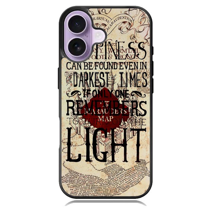 Harry Potter Marauders Map Happines iPhone 17 Case OV1242