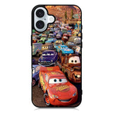 Lightning McQueen Disney Cars iPhone 16 Case QC1246