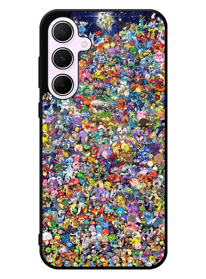 Pokemon Collage Samsung Galaxy A55 5G Case