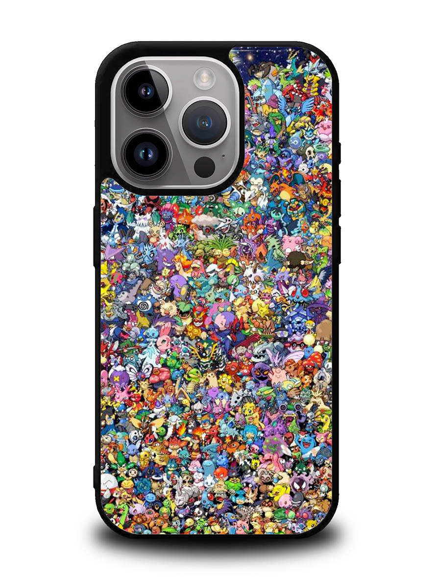 Pokemon Collage iPhone 15 Pro Case