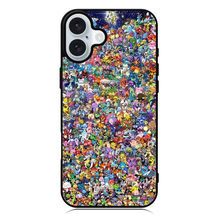 Pokemon Collage iPhone 16 Plus Case