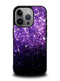 Purple Sparkling Glitter iPhone 15 Pro Case