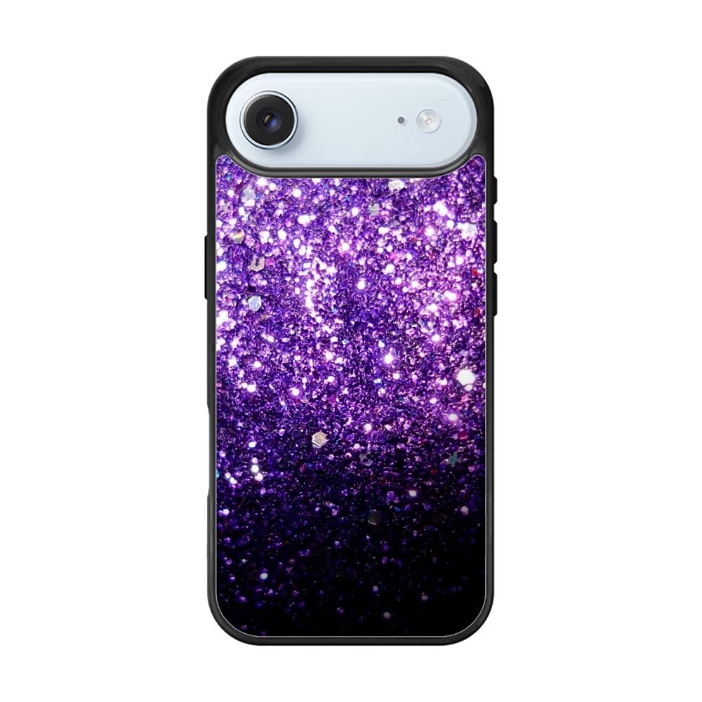 Purple Sparkling Glitter iPhone Air Case