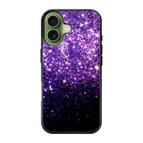 Purple Sparkling Glitter iPhone 17 Case