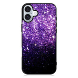 Purple Sparkling Glitter iPhone 16 Plus Case