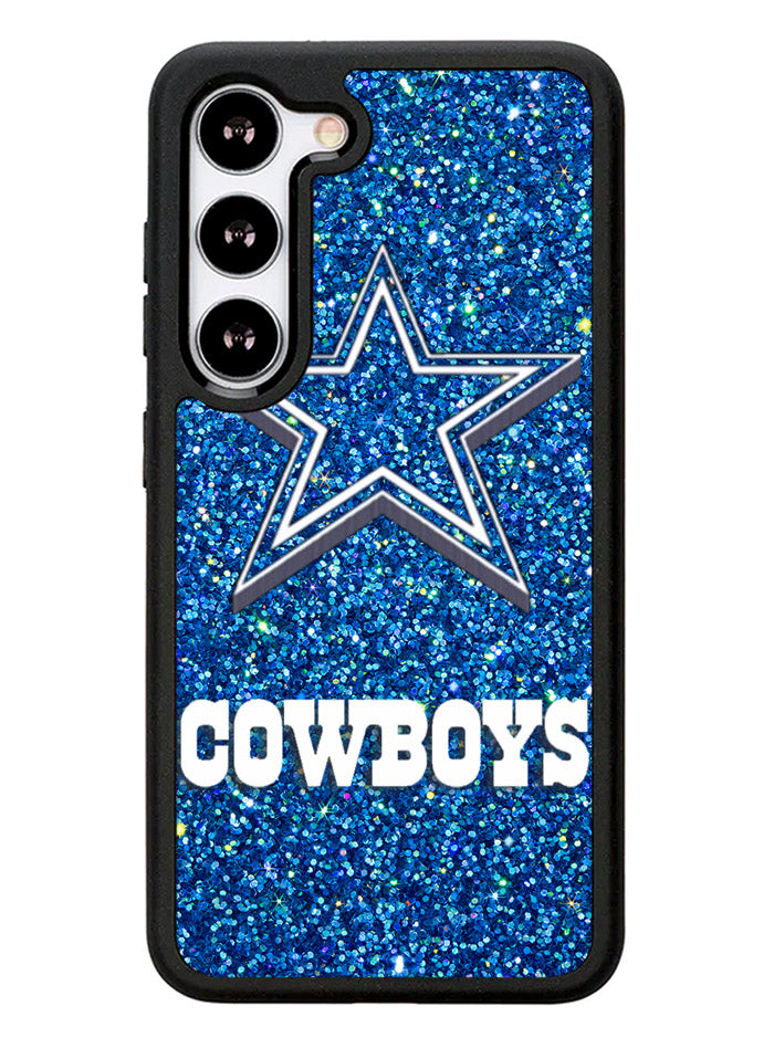 Dallas Cowboys Sparkling Glitter Samsung Galaxy S23 Plus 5G / Samsung Galaxy S23+ 5G Case