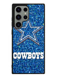 Dallas Cowboys Sparkling Glitter Samsung Galaxy S23 Ultra 5G Case