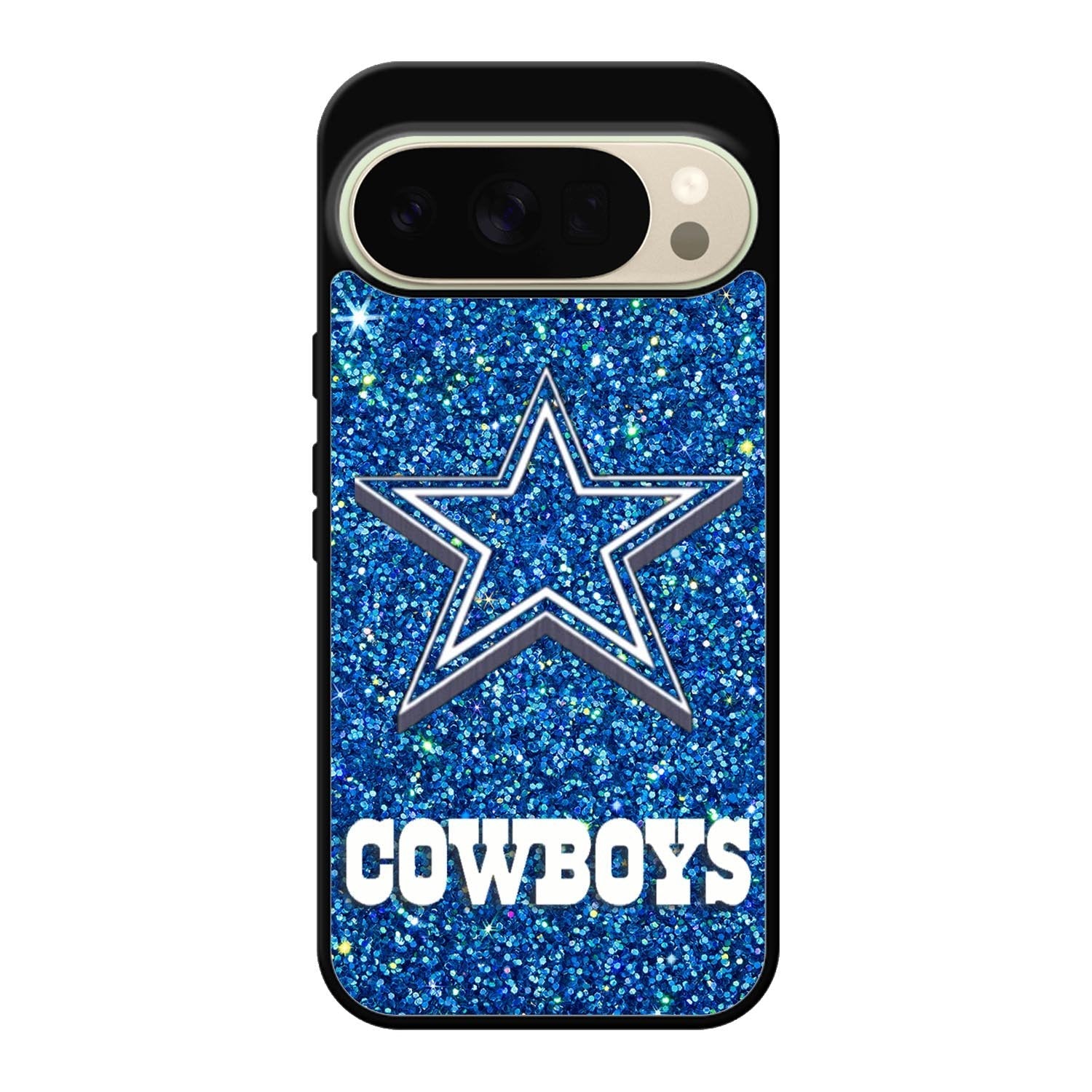 Dallas Cowboys Sparkling Glitter Google Pixel 10 Pro XL Case