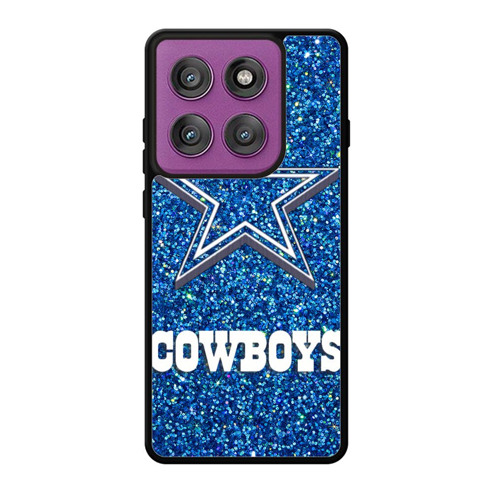 Dallas Cowboys Sparkling Glitter Motorola Moto Edge 60 Pro Case