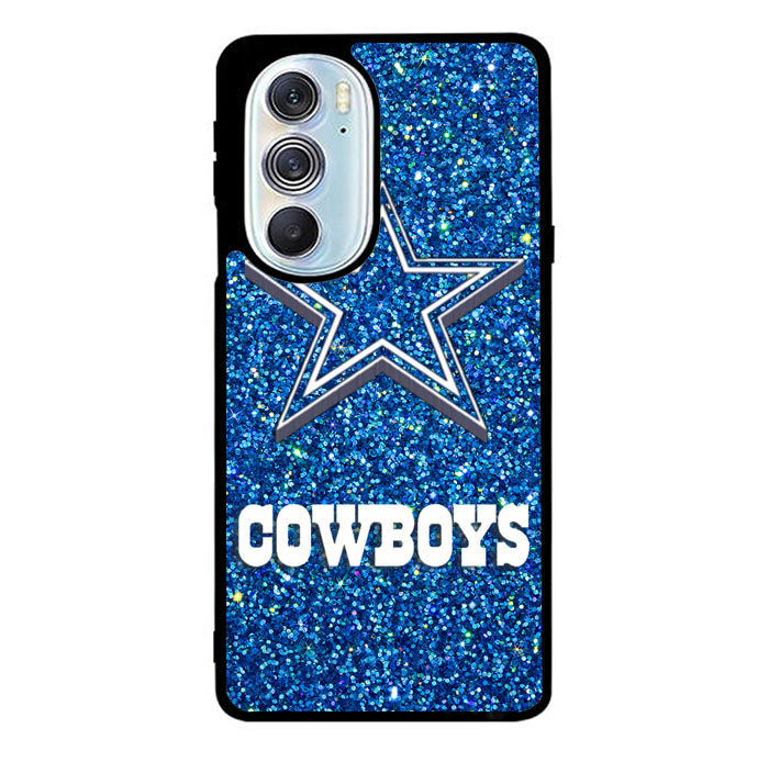 Dallas Cowboys Sparkling Glitter Motorola Moto Edge 2022 Case