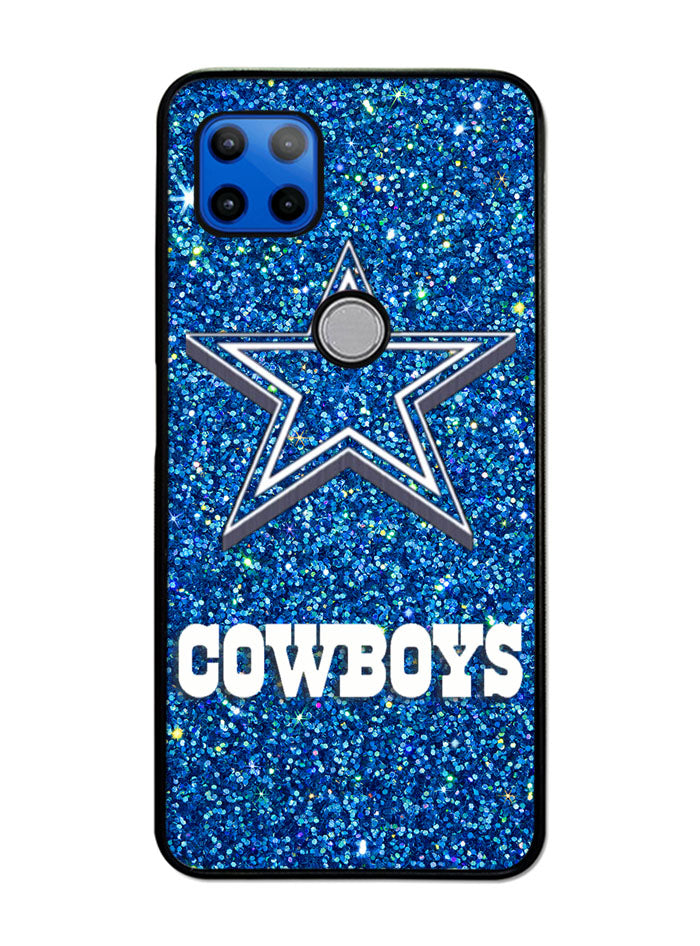 Dallas Cowboys Sparkling Glitter Motorola Moto G 5G Case , Moto One 5G Ace Case