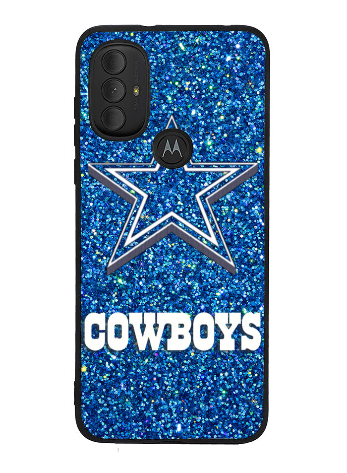 Dallas Cowboys Sparkling Glitter Motorola Moto G Pure 2021 , Moto G Power 2022 Case