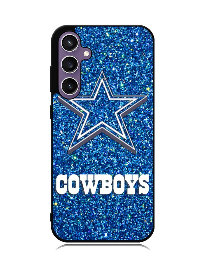 Dallas Cowboys Sparkling Glitter Samsung Galaxy S23 FE 5G Case