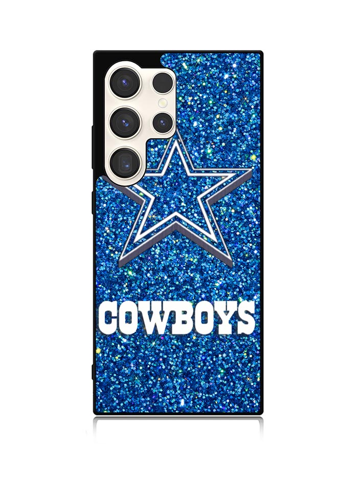 Dallas Cowboys Sparkling Glitter Samsung Galaxy S25 Ultra 5G Case