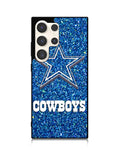 Dallas Cowboys Sparkling Glitter Samsung Galaxy S25 Ultra 5G Case
