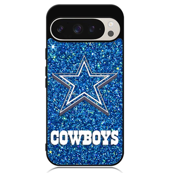 Dallas Cowboys Sparkling Glitter Google Pixel 9 | Pixel 9 Pro Case