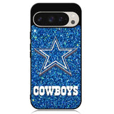 Dallas Cowboys Sparkling Glitter Google Pixel 9 Pro XL Case
