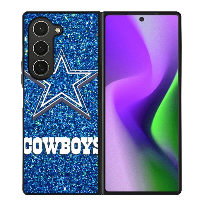 Dallas Cowboys Sparkling Glitter Samsung Galaxy Z Fold 6 Case