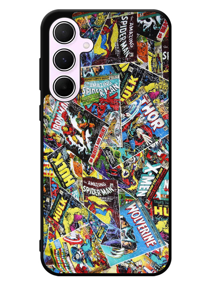 Marvel Comics Cover Samsung Galaxy A35 5G Case