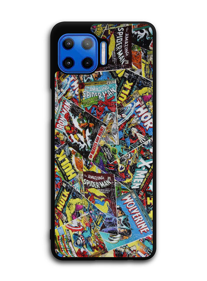 Marvel Comics Cover Motorola Moto One 5G Case , Moto One 5G UW Case , Moto G 5G Plus Case