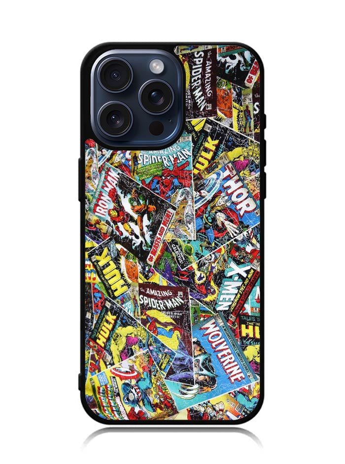 Marvel Comics Cover iPhone 15 Pro Max Case