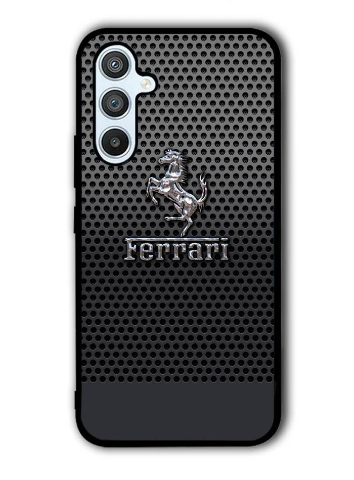 Ferrari Chrome Logo Samsung Galaxy A14 5G Case QC1286