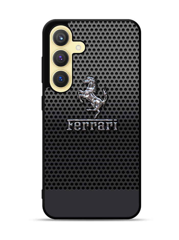 Ferrari Chrome Logo Samsung Galaxy S25 Plus 5G , Samsung Galaxy S25+ 5G Case OV1286