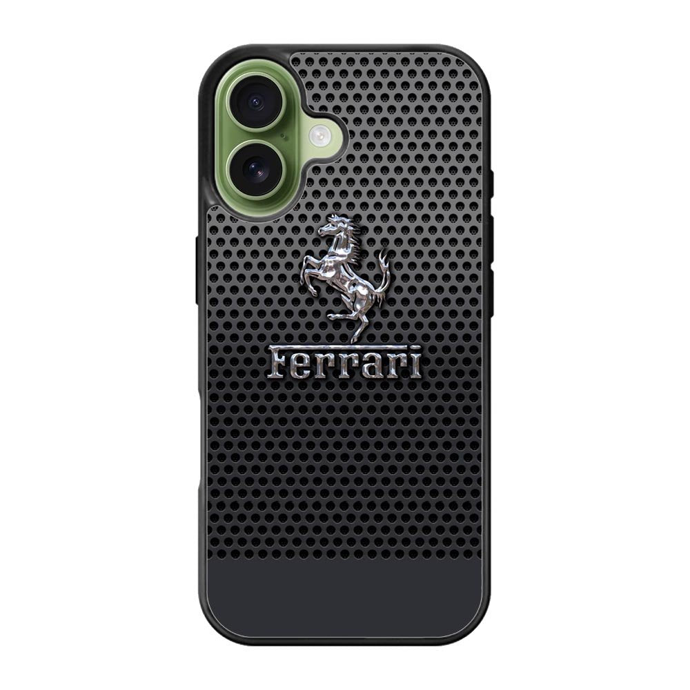 Ferrari Chrome Logo iPhone 17 Case QC1286