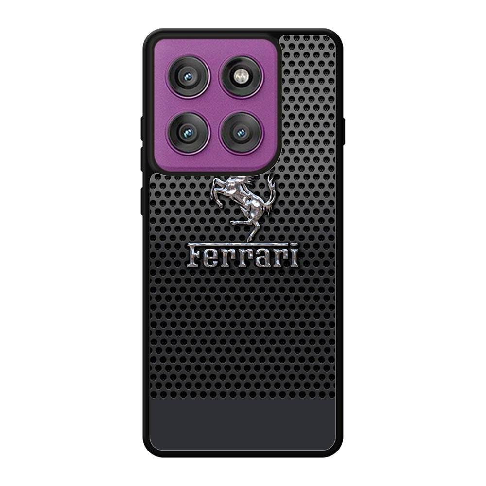 Ferrari Chrome Logo Motorola Moto Edge 60 Pro Case QC1286