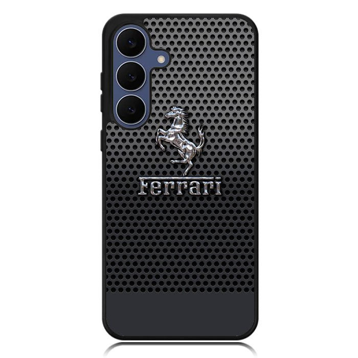 Ferrari Chrome Logo Samsung Galaxy S25 FE Case OV1286
