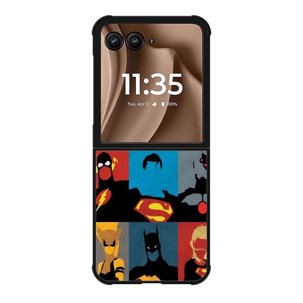 Justice League DC Comics Superheroes Motorola Moto RAZR Plus 2025 Case OV1298