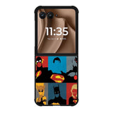 Justice League DC Comics Superheroes Motorola Moto RAZR Plus 2025 Case OV1298