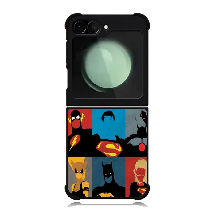 Justice League DC Comics Superheroes Samsung Galaxy Z Flip 6 5G 2024 Case OV1298
