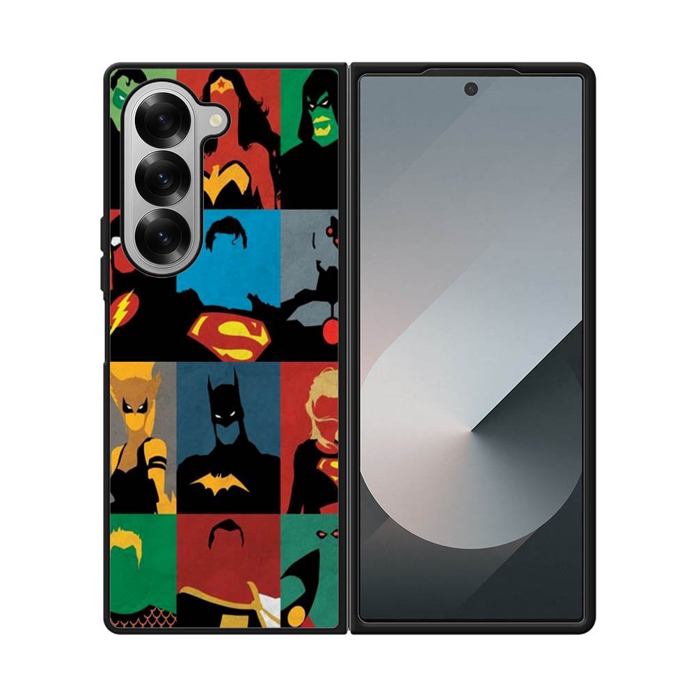 Justice League DC Comics Superheroes Samsung Galaxy Z Fold 7 5G Case QC1298