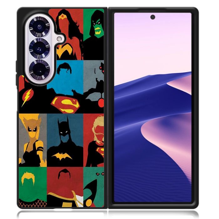 Justice League DC Comics Superheroes Samsung Galaxy Z Fold 7 Case OV1298